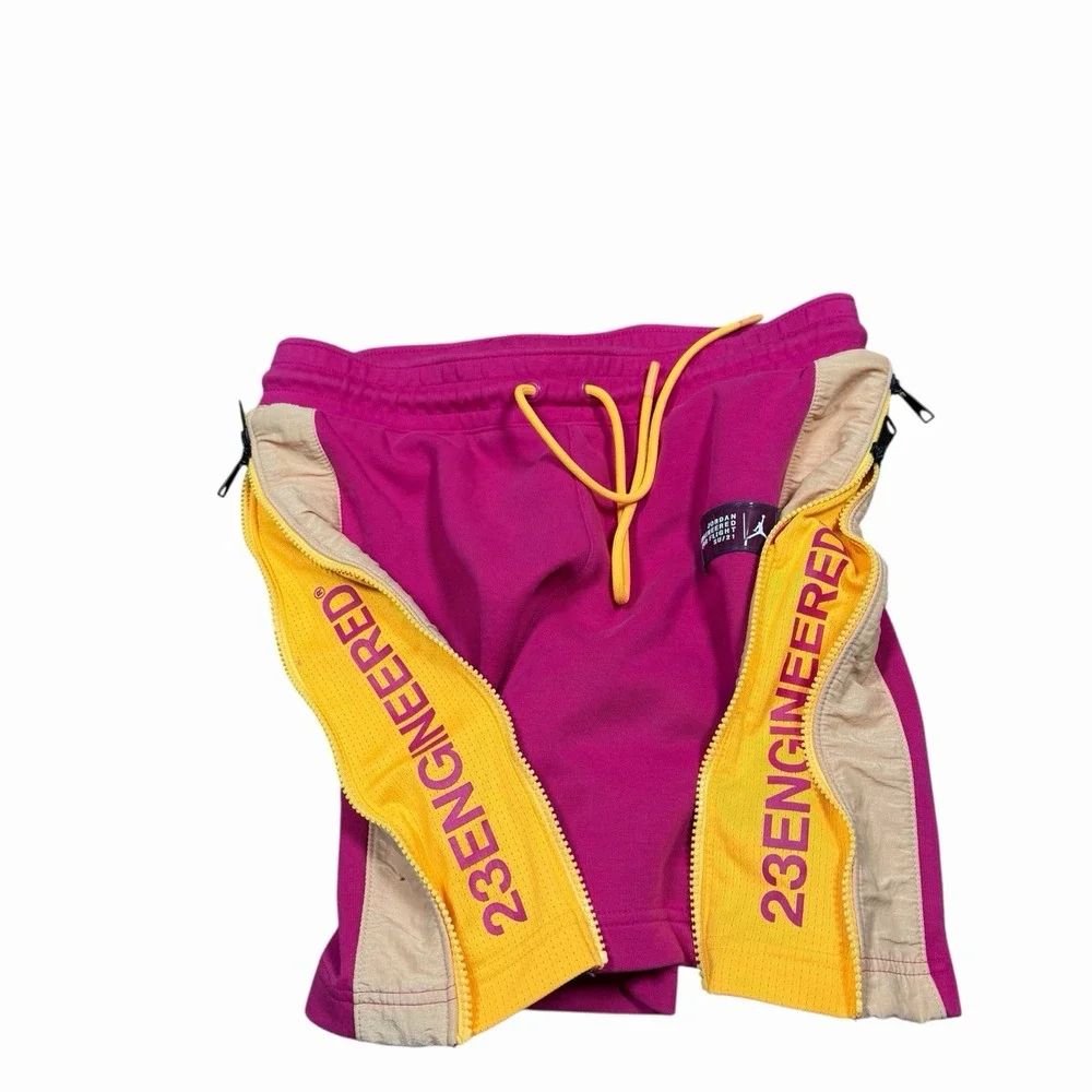 Nike Men's Jordan 23 Engineered Fleece Shorts‎ Fireberry Size S -CZ4822-615